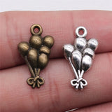 20pcs 23x13mm 2 Colors Antique Bronze Color Antique Silver Color Air Balloon Charms For DIY Jewelry Making