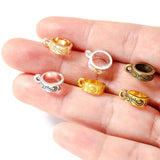 20 pcs 6 color Zinc Alloy Bead DIY big hole metal connector Beads Fits Charm Bracelets Necklaces Pendants making 4*9*12mm R228