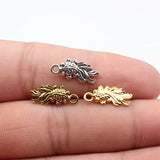 40pcs 17x7mm 3 Colors Antique Silver Color Antique Gold Color Gold Color Chinese Style Goldfish Charms