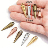20pcs Alloy Round Diamond-Shaped Pendants in 6 Colors for DIY Necklace Earrings Charms Jewelry Making Supplies B1115-B1118