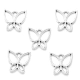 20pcs 5 Color Hollowed out butterfly Charm for earring Bracelet Necklace Pendant  DIY Handmade Jewelry Accessories 15*16mm D2120