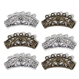 10pcs Antique Silver color Necklace Findings Metal Charm Pendants Jewelry Making DIY Charms Handmade G104