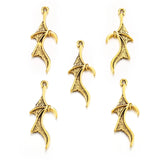 20pcs 6 colors bat Wings Charms for Earrings necklaces keychains DIY Jewelry accessories Handmade Making Craft 12*31mm D454