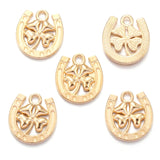 10 pcs 4 colors Metal horse hoof Charms Diy Jewelry Handmade Accessories Fashion Charms Pendant  16*15mm D9316