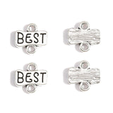 30 pcs Ancient silver FOREVER/FRIENDS/BEST Charms Pendants for Bracelet Necklace pendant DIY Jewelry Making Finding Accessories