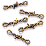 10pcs 3 styles 3D Thorns Metal Connectors Pendant Gothic Necklace Bracelet DIY Thorns Charms Jewelry Handicraft Making B200