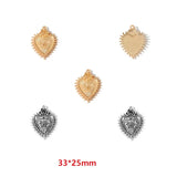 5pcs 2 colour Heart shaped Cross Charms Halloween Charms DIY Handmade Necklace Bracelet Earrings Jewelry Accessories W273