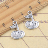 20 piezas dijes Golf 18 trazos banderas 18x13mm colgantes de Color plata antigua fabricación DIY joyería tibetana hecha a mano