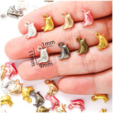 30pcs 8 Color cute bird Charm for Bracelet earring Bracelet Necklace Pendant  DIY Handmade Jewelry Accessories 11*9mm D567