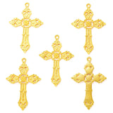 4pcs 6 Color cross Charm for Key Chain Bracelet Necklace earring Pendant  DIY Handmade Jewelry Accessories 37*57mm T107