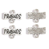 30 pcs Ancient silver FOREVER/FRIENDS/BEST Charms Pendants for Bracelet Necklace pendant DIY Jewelry Making Finding Accessories