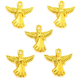 10pcs 5 Color Alloy Metal angel Charms For Earring necklace Pendants DIY Handmade Jewelry Accessories Making 20*20mm I247