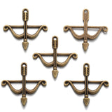 25 Pcs Zinc Alloy Bow and arrow Charm Tibetan Silver Pendant Jewelry Products Diy Pendants For Necklace Bracelets 26*25 mm M05