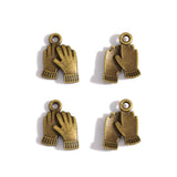 20pcs Antique Silver color gloves Charms Pendants for Necklace DIY Jewelry Making Finding Accessories 18*13mm N120