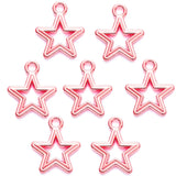 25pcs 7 Color star Charm hollow Pendant DIY Bracelet Necklace Jewelry Handmade Accessories 17*15mm