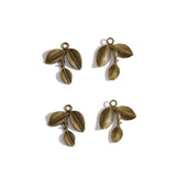 10 pcs 5 colors leaf Charms Pendants for Bracelet Necklace pendant DIY Jewelry Making Finding Accessories 27*23mm Q302