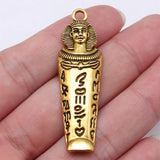 3pcs 49x15mm 3 Colors Antique Bronze Color Antique Silver Color Antique Gold Color Egyptian Pharaoh Charms