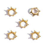 50Pcs 8 Colors Alloy Crown Design Accessories 23 * 23 * 8Mm DIY Necklace Bracelet Jewelry Production Materials Wholesale N239