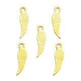 70pcs 6 Color Small wings Charm Alloy Metal For earring necklace Pendants DIY Handmade Jewelry Accessories Making 19*5mm D405