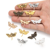 10pcs 6 Colors dragonfly Charms For Earrings Bracelets Necklace Pendant DIY Handmade Jewelry Making accessories 20*28mm D2147