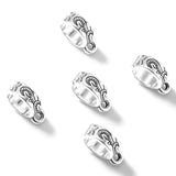 20 pcs 6 color Zinc Alloy Bead DIY big hole metal connector Beads Fits Charm Bracelets Necklaces Pendants making 4*9*12mm R228