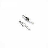 30pcs Rat Charms Antique Silver color Pendant Fit Bracelets Necklace Jewelry Making DIY Accessories 24*6mm D963