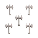 10 pcs axe Charms Antique Silver color Metal Pendant for Necklace Charm DIY Jewelry Making 40*25mm M32