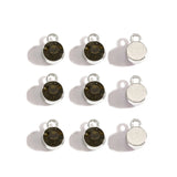 20pcs Colorful 10*7mm Birthstone Crystal Birthstone Charms Floating Charms for Handmade Birthday Jewelry Diy Accessories W483