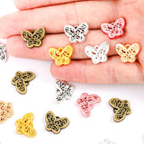 20pcs 6 Color butterfly Charms For Bracelets Necklace Pendant DIY Handmade Jewelry Making accessories 16*12.5mm D2128