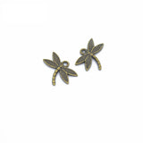 20pcs Charms Dragonfly For Jewelry Making Bronze Tibetan Silver Plated Pendants Antique DIY Handmade Craft 18*13mm D229