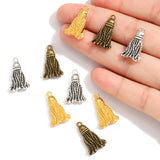 10pcs 3 colors tassel Charms Pendants For Necklace Bracelet Jewelry Making DIY Handmade 20*12mm J126