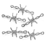 10pcs 3 styles 3D Thorns Metal Connectors Pendant Gothic Necklace Bracelet DIY Thorns Charms Jewelry Handicraft Making B200