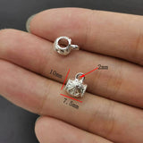 20-40pcs silver color Zinc Alloy Bead DIY big hole metal connector Beads Fits Charm Bracelets Necklaces Pendants making R224