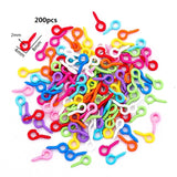 Multi-colors Mixed Alloy Open Rings Lobster Clasp Hooks Ball Chains DIY Jewelry Making Findings
