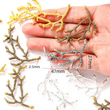 5 pcs Antique Porous tree branch Charms for Keychain clothing Pendants DIY Jewelry Making Accessories Findings 47*27mm Q276