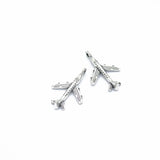 20pcs 5 colors aircraft Charms Zinc alloy Pendant for Necklace earring Pendant DIY Handmade Jewelry 23*15mm J175
