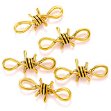 10pcs 3 styles 3D Thorns Metal Connectors Pendant Gothic Necklace Bracelet DIY Thorns Charms Jewelry Handicraft Making B200