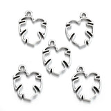 20pcs 5 color foliage Charms for Necklace Earrings Pendant DIY Jewelry Making Handcrafted Accessories 15*19mm Q390