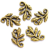 30pcs 7 color 10*14.5mm Double hole Small leaves Charms for Necklace Pendant DIY Jewelry Making Handcrafted Accessories Q388