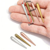 20pcs Alloy Round Diamond-Shaped Pendants in 6 Colors for DIY Necklace Earrings Charms Jewelry Making Supplies B1115-B1118