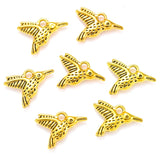 20pcs 5 Color Flying birds Charm for earring Necklace Keyring jewelry Pendant  DIY Handmade Crafts accessories 17*13mm D569