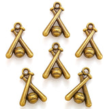 20pcs 5 colors Baseball bat Charm For Necklace Bracelet necklace Pendant DIY Jewelry Making Accessories 19*13mm J486