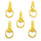 10pcs 5 Color Zinc Alloy Charms Grip Hoops Hand Charms Pendant For Jewelry Making DIY Jewelry Findings 13x27mm J497