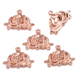 10Pcs 5 Colors Alloy lotus charm For Bracelets Necklaces Pendant Diy Handmade Jewelry Making 26*18mm G123