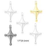 5Pcs 14 styles 3 Colors Star Wishing Meteor Charms For Earrings necklaces Pendants DIY Jewelry Making accessories W299