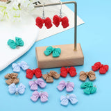 10pcs 5 Color Cute Resin bow tie Charms For Keychain Bracelets Pendant Diy Jewelry Making Findings 19*22mm W323