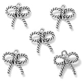30pcs 6 colours Small Bow knot Charms for Bracelet Necklace Pendant Jewelry Making Handmade Crafts diy Supplies 12*12mm N1176