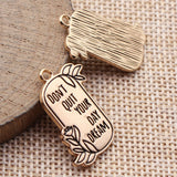 10pcs 25x19mm/24x13mm Kc Gold Color Statement Charms For DIY Jewelry Making