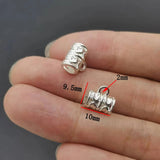 20-40pcs silver color Zinc Alloy Bead DIY big hole metal connector Beads Fits Charm Bracelets Necklaces Pendants making R224