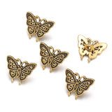 30pcs 6 Colors butterfly Charms For Bracelets Necklace Pendant DIY Handmade Jewelry Making accessories 12*15mm D2148